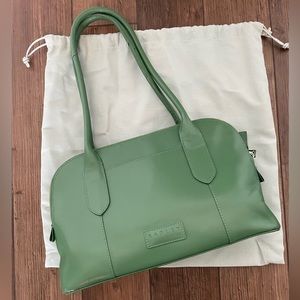 Vintage Radley London Bowling Bag in Emerald Green
